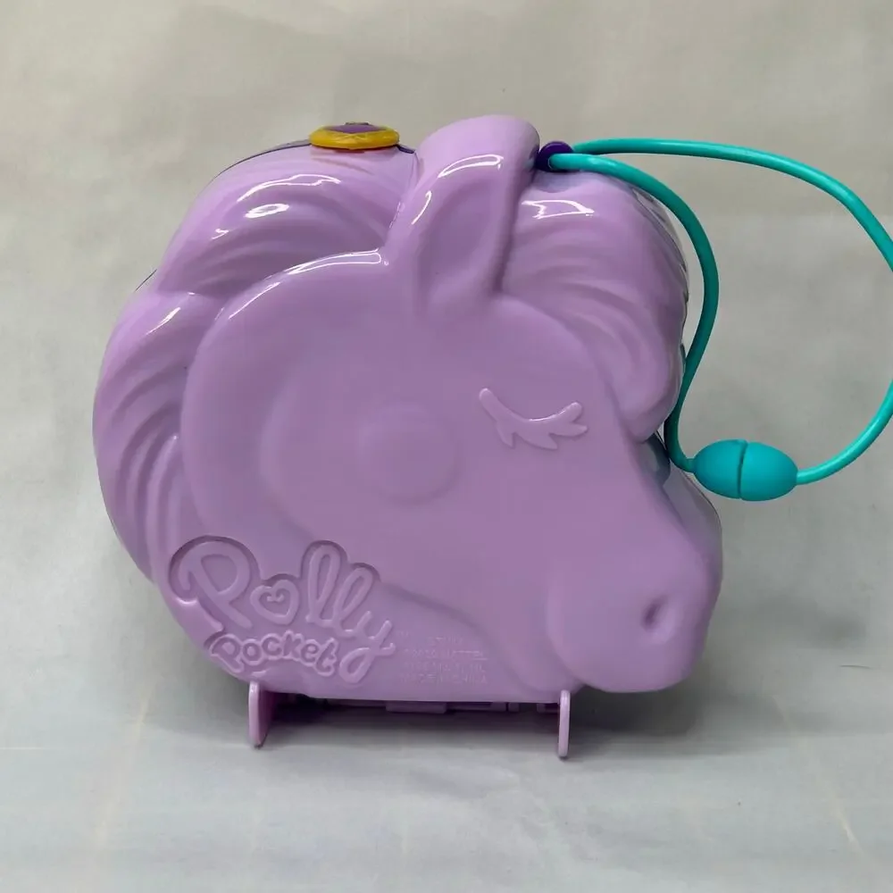 Polly Pocket Jumpin' Style Pony Compact Toy Mattel 2020 With Micro Horse